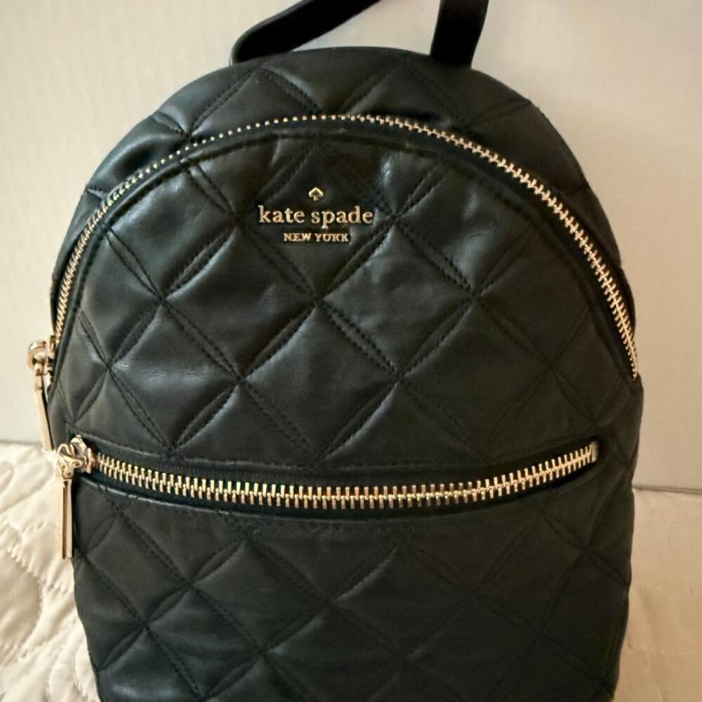 Kate Spade - natalia mini convertible backpack - Black (no straps) - Picture 2 of 6